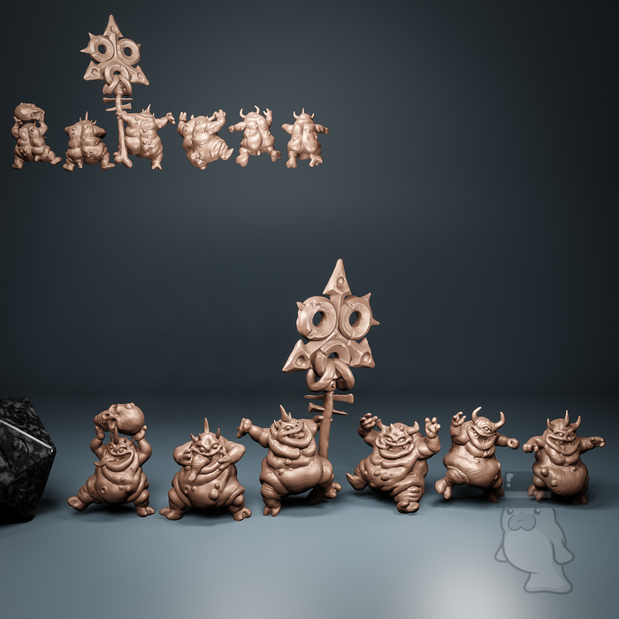 Mini Demons Pack (6) - Decay Garden Pt3 - Tainted Windmill :: Mini ...