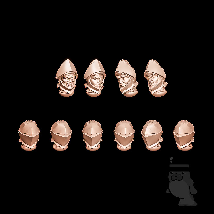 Knight Heads 4 - Alternative Heads and Helms - Keta-Minies :: Mini ...