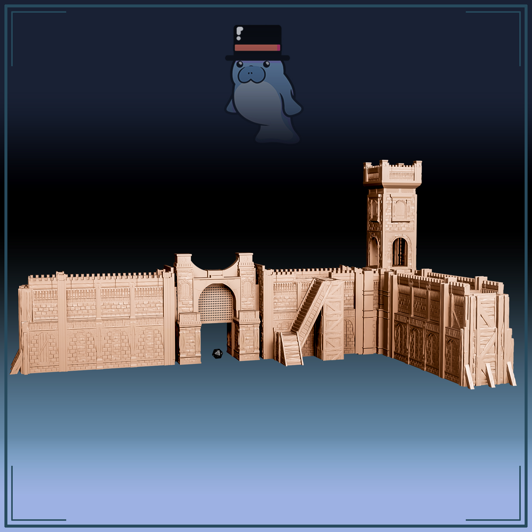 View 1: Made from 7 Modular Pieces